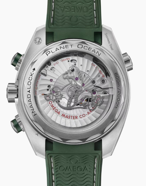 45.5MM SS PLANET OCEAN 600M GREEN CHRONO DIAL