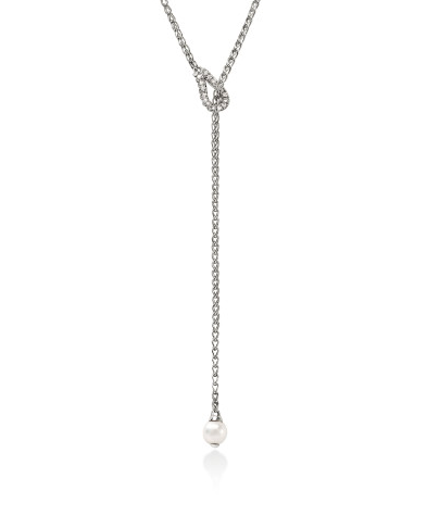 SS SURF 1.7MM FRESH WATER PEARL Y NECKLACE