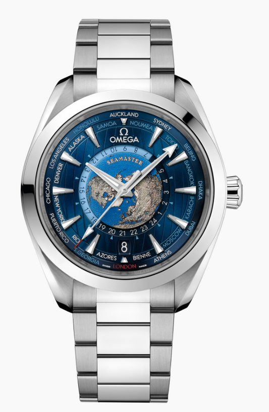 43MM SS AQUATERRA WORLDTIMER