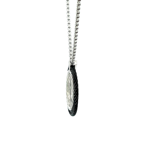 BLK/GRY CABLE PEND W/DIAS