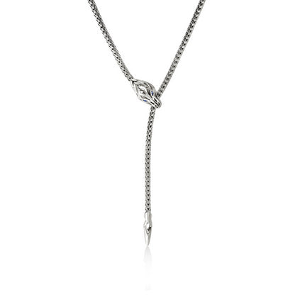 SILVER NAGA LARIAT