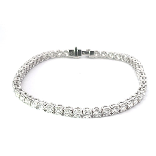 18K WG 7.47 CTW SZ-7  SN: 179108-1