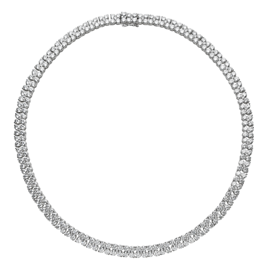 LEO PIZZO 18KW DIAMOND COLLAR NECKLACE