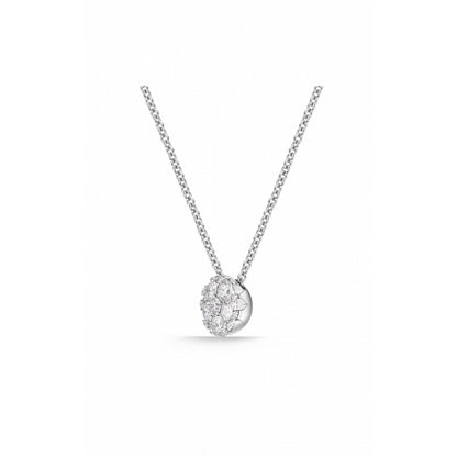 18KW HARMONY DIAMOND CLUSTER PENDANT