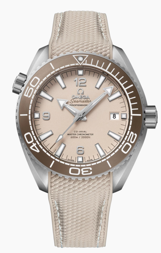 43.5MM SS PLANET OCEAN BEIGE BEZEL SAND DIAL