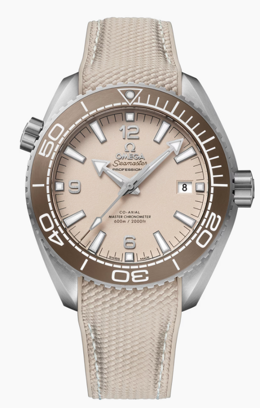 43.5MM SS PLANET OCEAN BEIGE BEZEL SAND DIAL