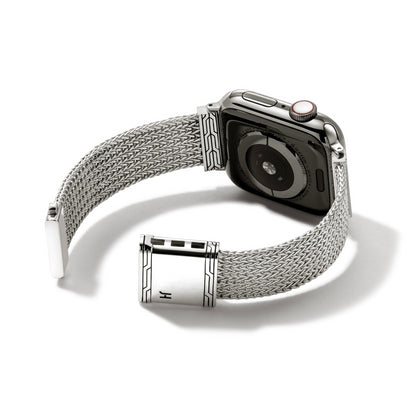 STERLING SILVER SMART WATCH 18MM BRACELET