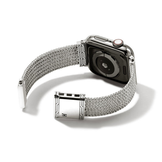 STERLING SILVER SMART WATCH 18MM BRACELET