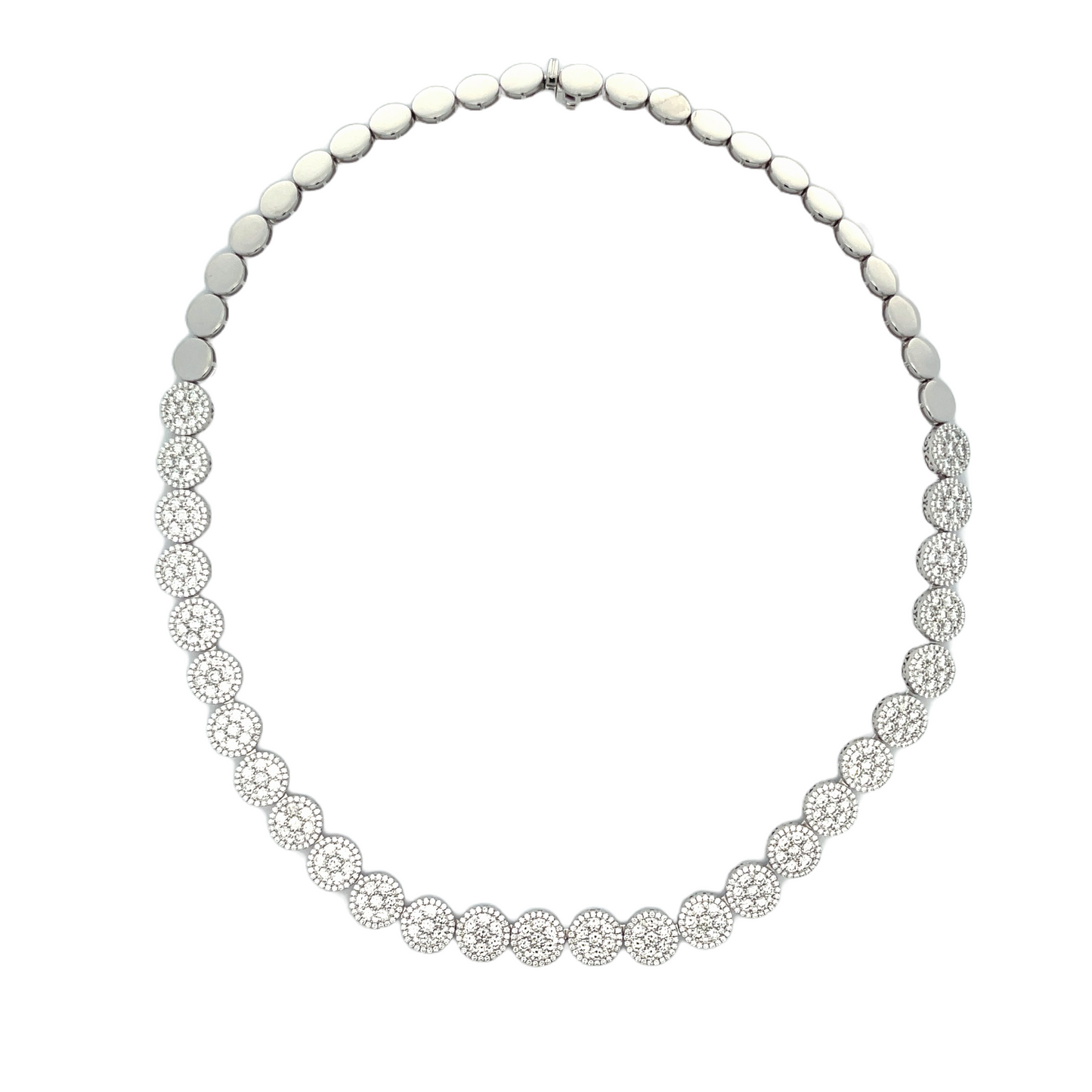 18KW DIAMOND FASHION NECKLACE