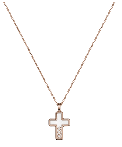18KR DIAMOND HAPPY CROSS