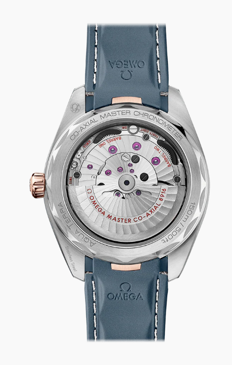 41M SS/18R AQUA TERRA 150M SMALL SECONDS BLUE DIAL