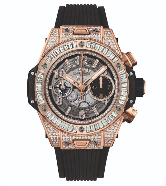 42MM 18KY DIAMOND UNICO KING GOLD