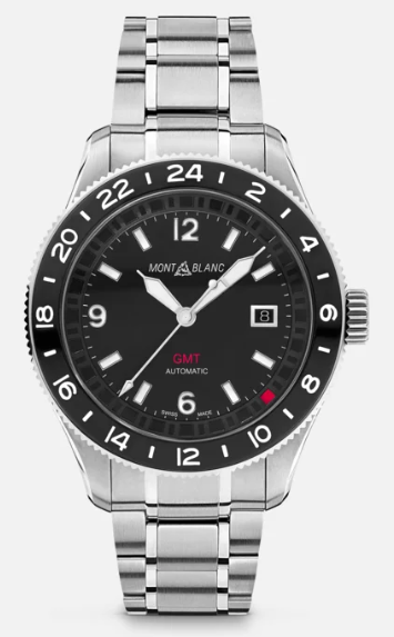 42MM SS 1858 GMT BLACK DIAL