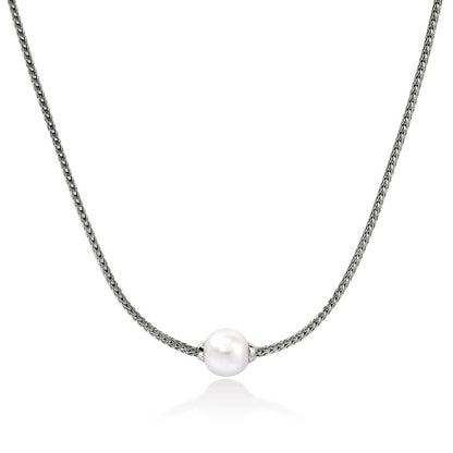 SS ESSENTIAL1.8MM  PEARL NECKLACE