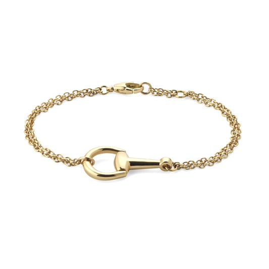 18KY HORSEBIT BRACELET