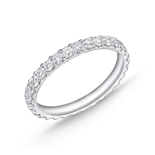ODESSA PLATINUM ETERNITY DIAMOND BAND