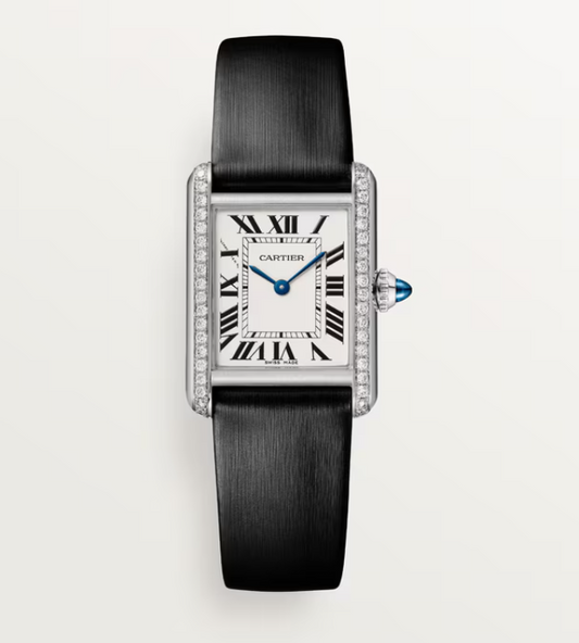 29.5MM X 22MM TANK MUST SMALL MODEL DIAMOND BEZEL ON STRAP