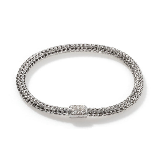 SS CLASSIC CHN DIA PAVE BRAC