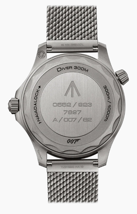 42MM TITANIUM JAMES BOND BLACK DIAL