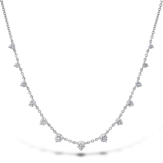 18KW ESSENTIALS DIAMOND NECKLACE