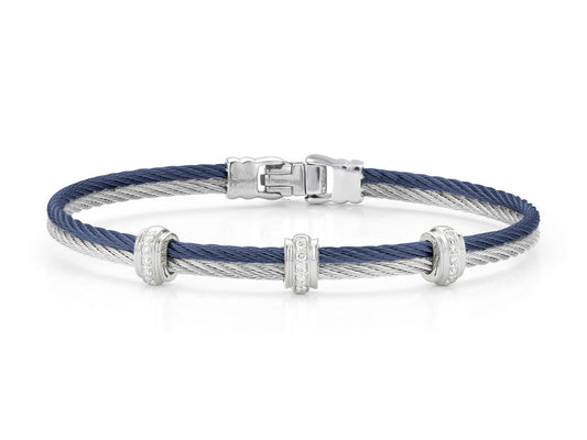 GREY/BLUE BRAC W/3 DIA STATIONS