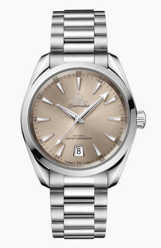 38MM SEAMASTER AQUATERRA SHADE SANDSTONE DIAL