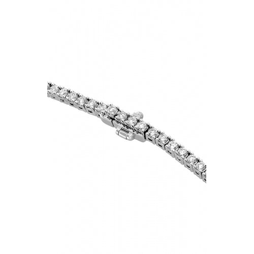 18KW 4 PRONG DIAMOND NECKLACE. 1/24/24 RTV RA# MON-002855 FEDEX# 270177013495
