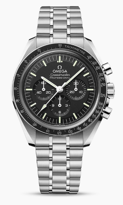 42M SS SPDMASTER MOONWATCH BLACK CHRONO DIAL