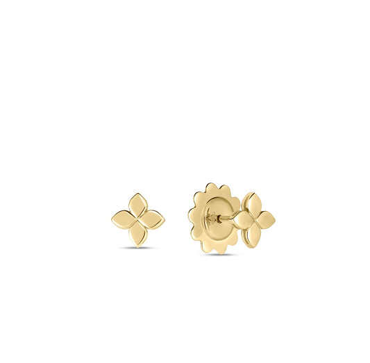 18KY LOVE IN VERONA SMALL FLOWER STUD EARRINGS