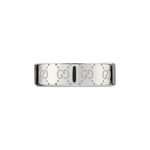 SS GUCCI SIGNATURE BAND 6MM WIDE