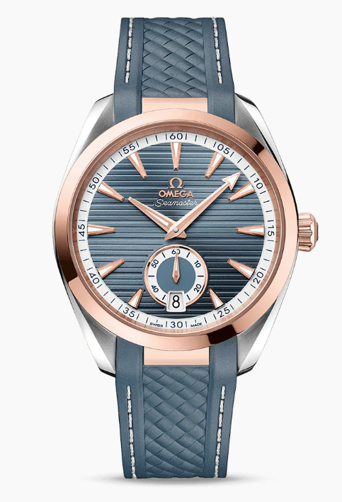 41M SS/18R AQUA TERRA 150M SMALL SECONDS BLUE DIAL