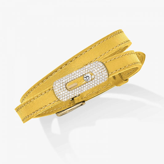 MY MOVE CALFSKIN BRACELET YELLOW