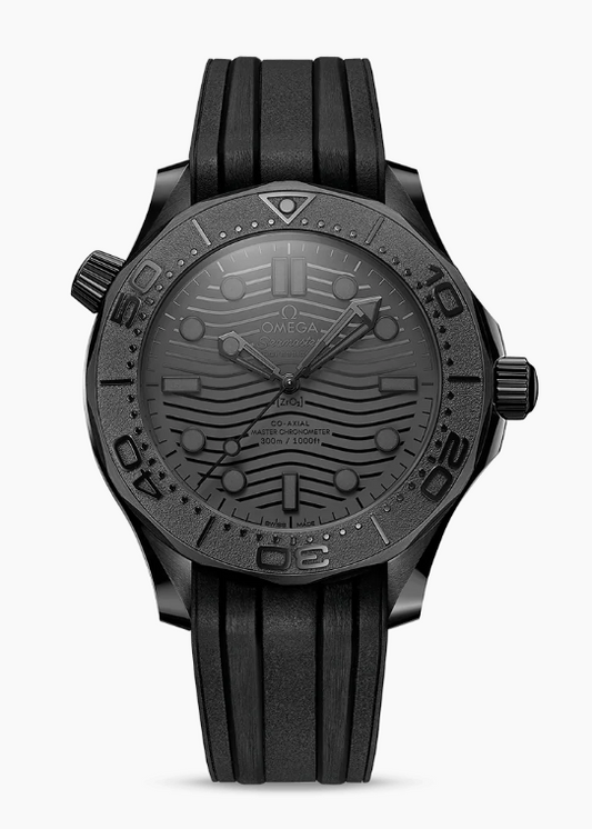 43.5MM CERAMIC SEAMASTER DIVER 300M BLACK DIAL