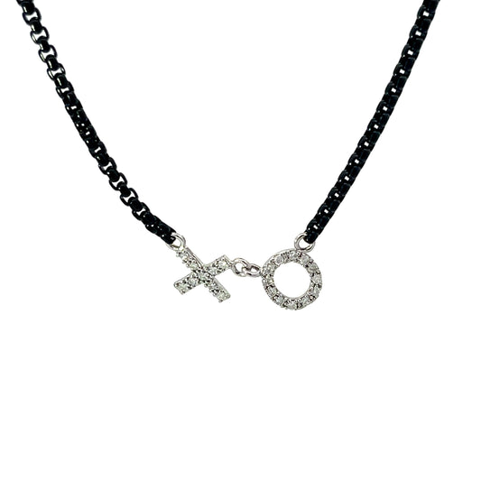 BLK CABLE DIA XO NECK