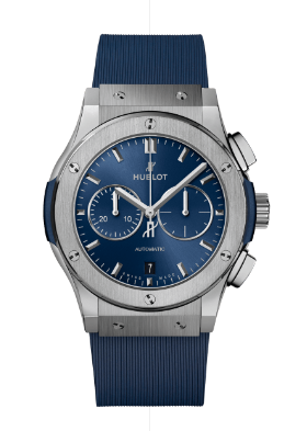 42MM TITANIUM CLASSIC FUSION CHRONO BLUE