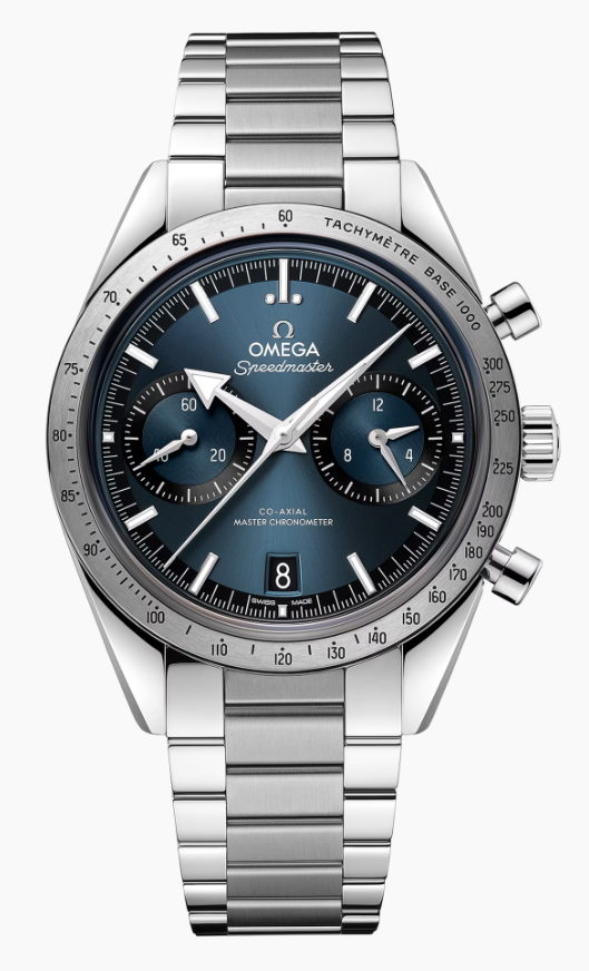 40M SS SPDMASTER 57 CHRONO BLU DL BRAC