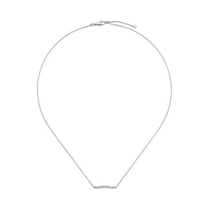 18KW LINK TO LOVE DIAMOND NECKLACE