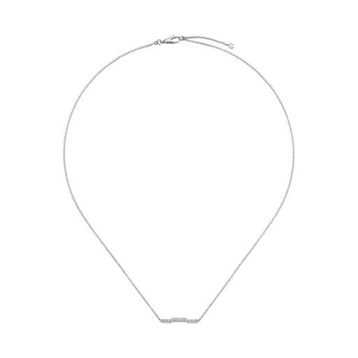 18KW LINK TO LOVE DIAMOND NECKLACE