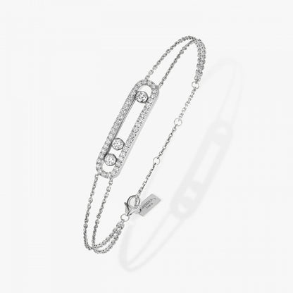 18KW MOVE CLASSIQUE PAVE BRACELET
