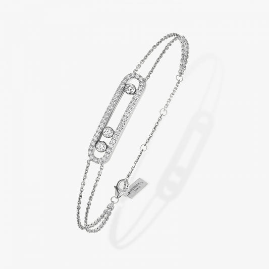 18KW MOVE CLASSIQUE PAVE BRACELET