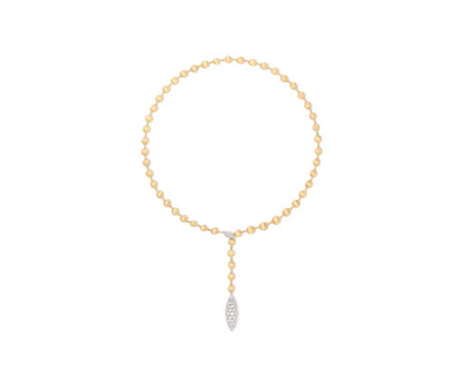 18KY AFRICA ALTA DIAMOND LARIAT NECKLACE