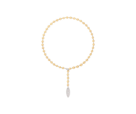 18KY AFRICA ALTA DIAMOND LARIAT NECKLACE