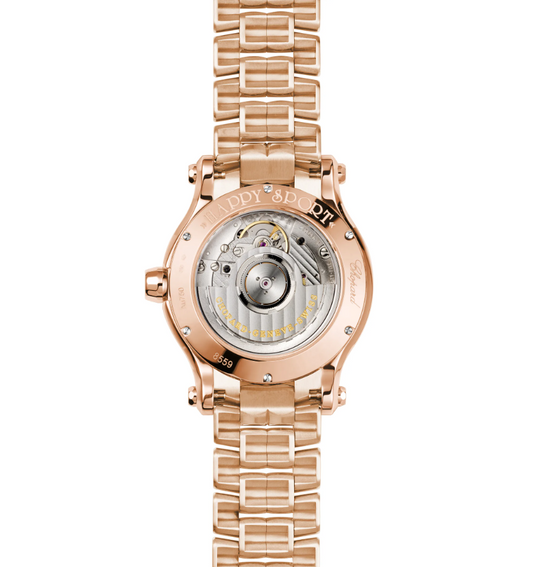 ROSE GOLD HAPPY SPORT  DIAL SI  s/n - 1848181   style - 274808-5004