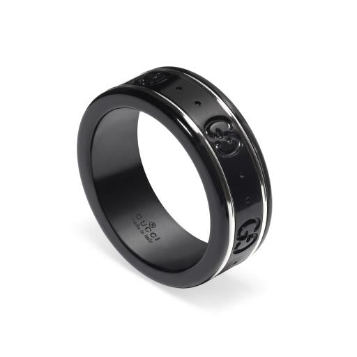 BLK CORUMDOM RNG SZ US 6.5 FOR RIGHT INDEX FINGER