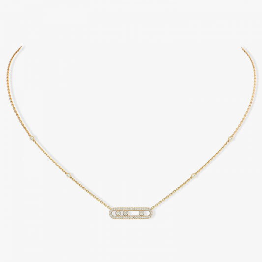 18KY BABY MOVE PAVE NECK SN# H45632