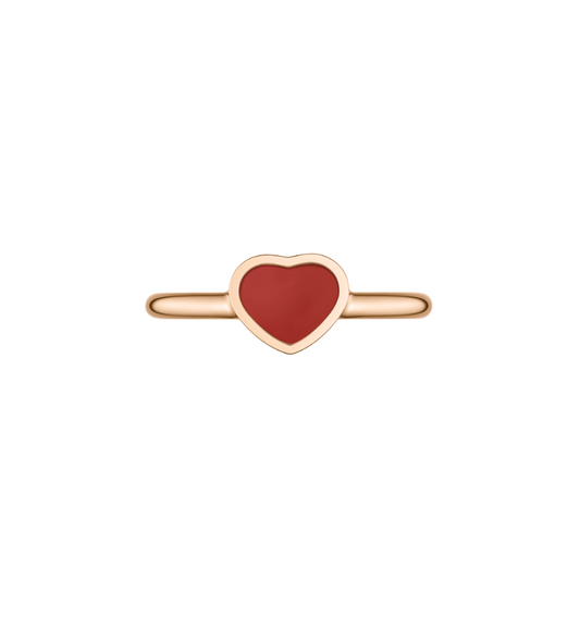 MY HAPPY HEARTS CARNELIAN RING