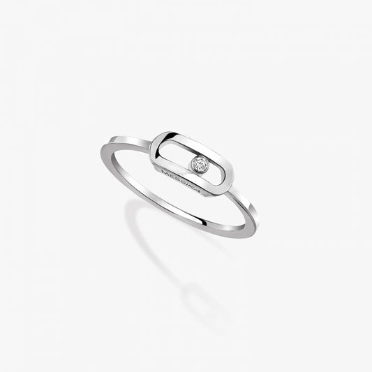 MOVE UNO WHITE GOLD RING