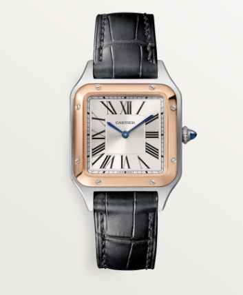 18KR/SS SANTOS-DUMONT SMALL MODEL ON STRAP