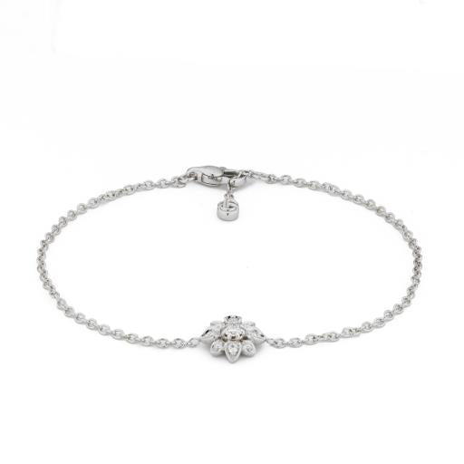 18KW GUCCI FLORA DIAMOND BRACELET
