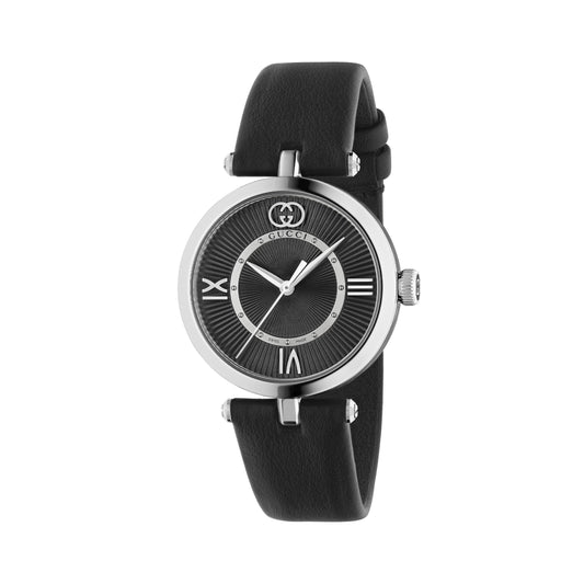 30MM SS MODEL 2000 BLACK DIAL AND STRAP